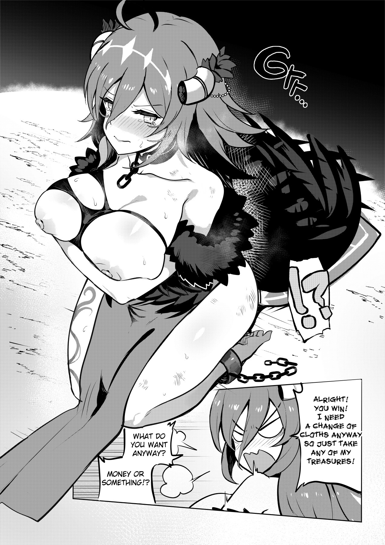 Hentai Manga Comic-The Final Dungeon Boss Can't Be This Easy To Defeat?!-Read-5